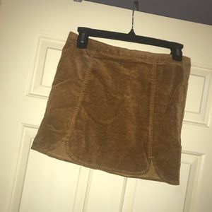 Brandy Melville velvet skirt
